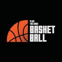 Basketball Typografie zum t Hemd Design vektor