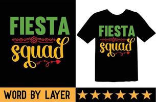 Fiesta Kader svg t Hemd Design vektor