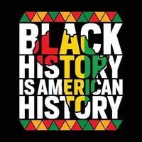 schwarz Geschichte ist amerikanisch Geschichte schwarz Freitag vektor