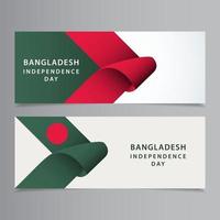 glückliche bangladesche Unabhängigkeitstag Feier Vektor Vorlage Design Illustration