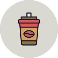 Einweg Kaffee Tasse Vektor Symbol