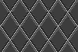 schwarz Rhombus Fliese Hintergrund. Küche Backsplash Textur. Badezimmer oder Toilette Keramik Mauer oder Fußboden Diamant Mosaik Oberfläche. Innere oder Außen Dekoration nahtlos Muster vektor