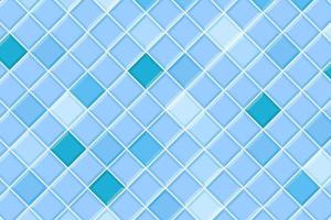 Blau Platz Fliese nahtlos Muster. Schwimmen Schwimmbad Fußboden Hintergrund. Badezimmer oder Toilette Keramik Mauer Textur. Innere oder Außen Mosaik Layout vektor