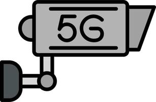 5g cCTV kamera vektor ikon