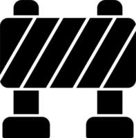 der Verkehr Barriere Vektor Symbol