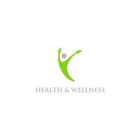 människor wellness logotyp design vektor