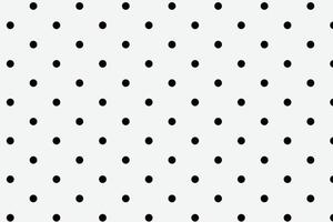 abstrakt vit bakgrund och svart polka punkt mönster. vektor