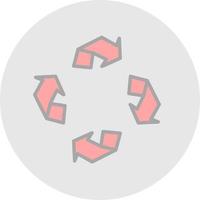 återvinning vektor ikon design