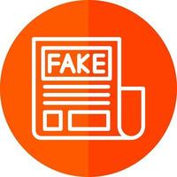 Fake-News-Vektor-Icon-Design vektor