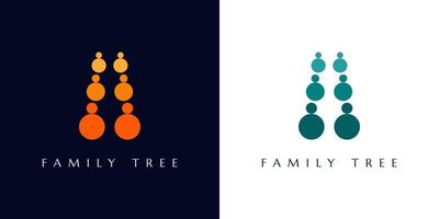 Eltern Liebe. Familie Pflege Logo Design vektor