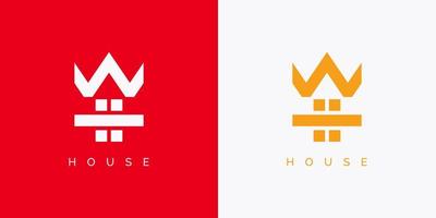 rena hus logotyp för verklig egendom företag.användbart för verklig egendom, konstruktion, arkitektur och byggnad logotyper. platt vektor