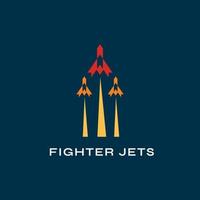 jet plan logotyp design med modern begrepp vektor