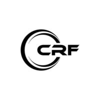 crf Brief Logo Design im Illustration. Vektor Logo, Kalligraphie Designs zum Logo, Poster, Einladung, usw.