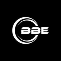 bbe Brief Logo Design im Illustration. Vektor Logo, Kalligraphie Designs zum Logo, Poster, Einladung, usw.