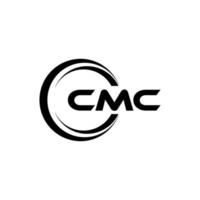 cmc-Buchstaben-Logo-Design in Abbildung. Vektorlogo, Kalligrafie-Designs für Logo, Poster, Einladung usw. vektor