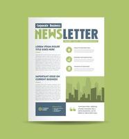 Business Newsletter Design und monatliches Journal Design