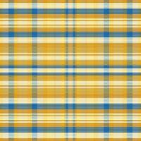 Tartan Plaid mit Sommer- Farbe Muster. vektor