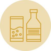 Vektor-Icon-Design für alkoholische Getränke vektor