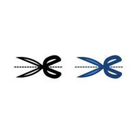Schere Logo Symbol Illustration bunt und Gliederung vektor