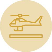 Hubschrauber-Vektor-Icon-Design vektor