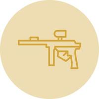 Paintball-Vektor-Icon-Design vektor