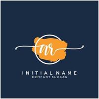 Initiale ar feminin Logo Sammlungen Vorlage. Handschrift Logo von Initiale Unterschrift, Hochzeit, Mode, Schmuck, Boutique, Blumen- und botanisch mit kreativ Vorlage zum irgendein Unternehmen oder Geschäft. vektor