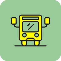 Bus-Vektor-Icon-Design vektor