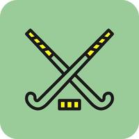 Hockey-Vektor-Icon-Design vektor