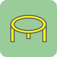 Trampolin-Vektor-Icon-Design vektor