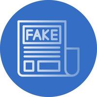 Fake-News-Vektor-Icon-Design vektor