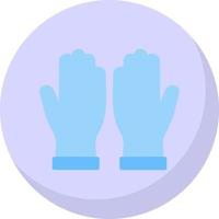 Hand-Handschuhe-Vektor-Icon-Design vektor