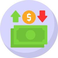 pengar utbyta vektor ikon design