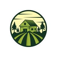 Bauernhof Logo Landwirtschaft Logo Vektor Vorlage