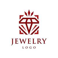 Schmuck Logo Design Vektor Vorlage