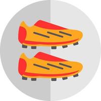 Fußballschuhe Vektor-Icon-Design vektor