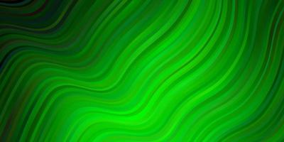 ljusgrön vektormall med kurvor. vektor