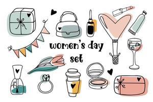 International Frauen ist Tag 8 März vektor
