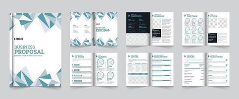 a4 kreativ företag förslag layout broschyr mall design vektor