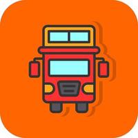 Doppeldecker-Bus-Vektor-Icon-Design