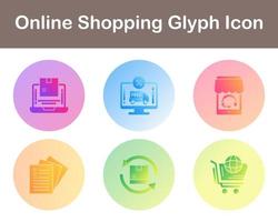 Online-Shopping-Vektor-Icon-Set vektor