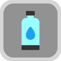 Wasserflaschen-Vektor-Icon-Design vektor