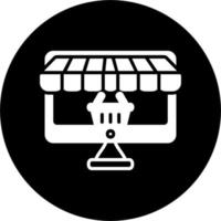 Online-Shop-Vektorsymbol vektor