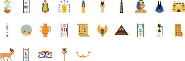 egypten ikon packa vektor