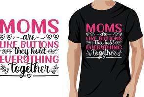diese Mütter Tag druckbar T-Shirt Design Vektor