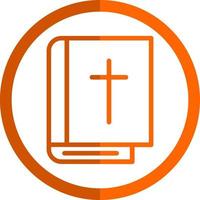 Bibel-Vektor-Icon-Design vektor