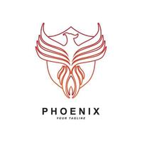 Phönix Logo Symbol, Vektor Illustration, Vorlage Design, Marke Unternehmen