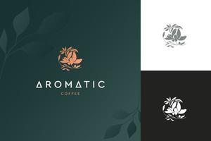 abstrakt elegant Blumen- Logo Design zum Flieger oder Blume Geschäft oder Schönheit vektor