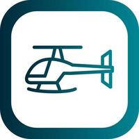 Hubschrauber-Vektor-Icon-Design vektor