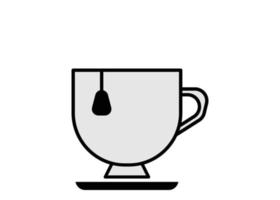 heiß Tee Symbol Clip Art Illustration Design vektor