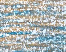 Grunge Textur Pastell- Kreide horizontal Hintergrund. Blau und Gold. vektor